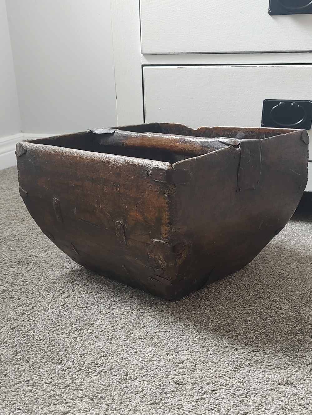 Brown Rustic Wooden Decorative Box